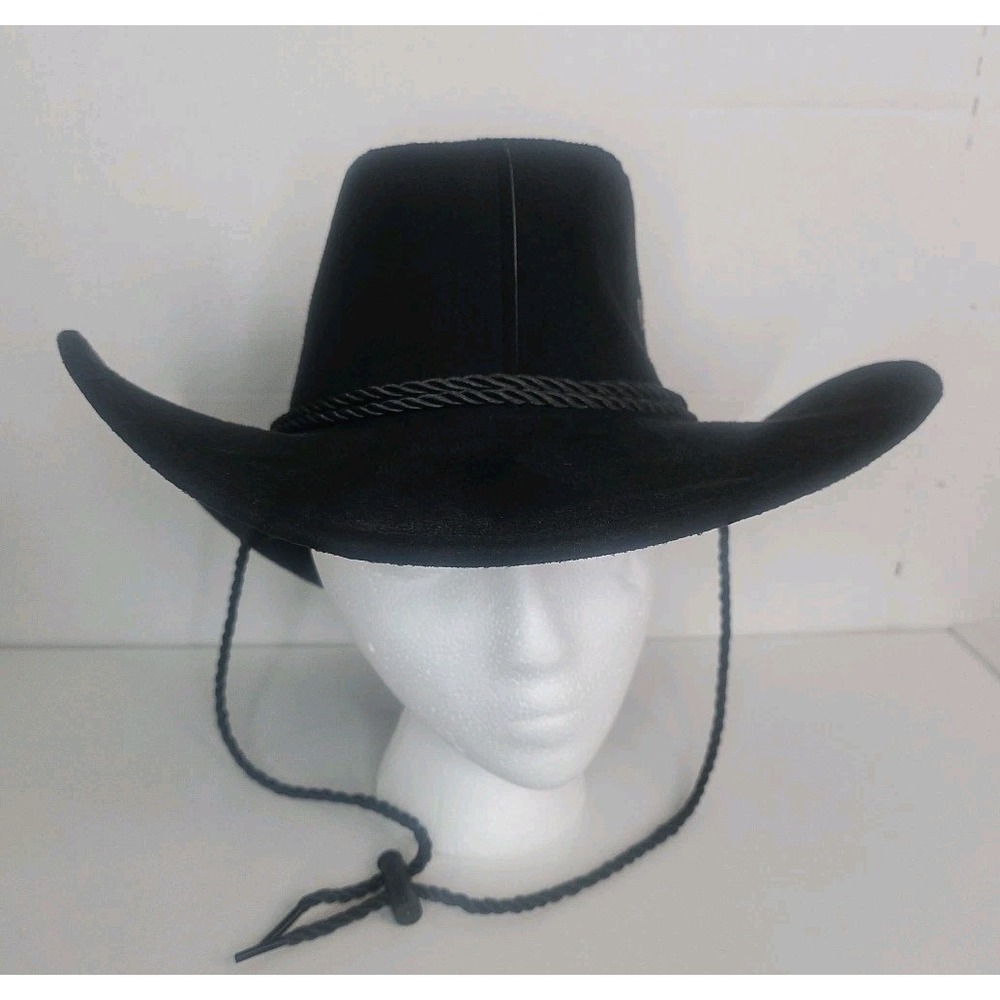 Men's‎ Western Black Unbranded Cowboy Hat Twisted Hat Band, Adjustable One Size